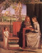 Dante Gabriel Rossetti Girlhood of Mary Virgin china oil painting artist